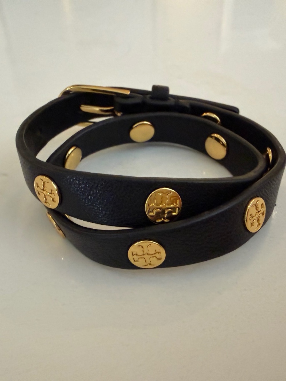 Tory Burch Leather Wrap Bracelet